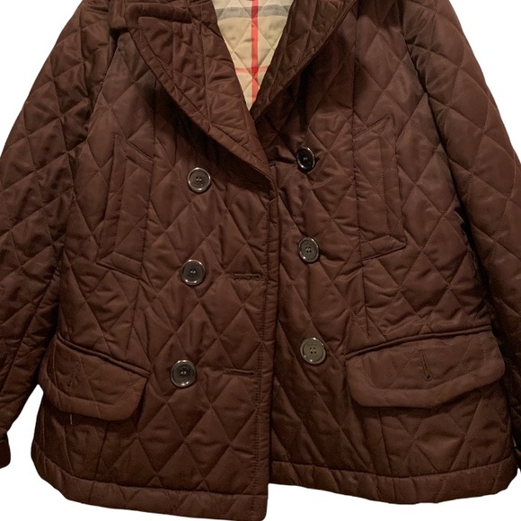 BURBERRY LONDON Women’s Brown Quilted Jacket Size: Large - Picture 12 of 14